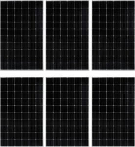 Mono solar panel 390W 6 panels